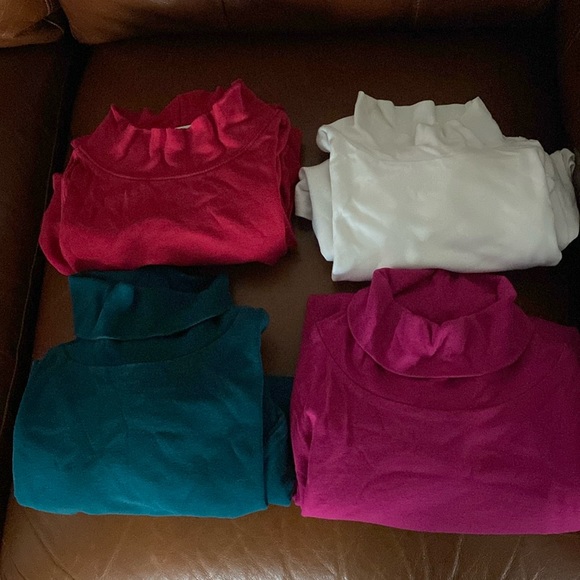 Two turtlenecks and two mock turtlenecks - Picture 2 of 6
